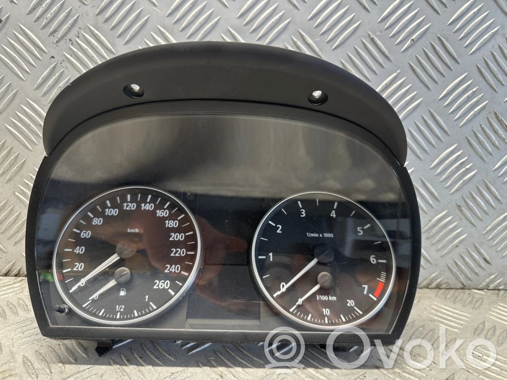 BMW 3 E90 E91 Speedometer (instrument cluster) 