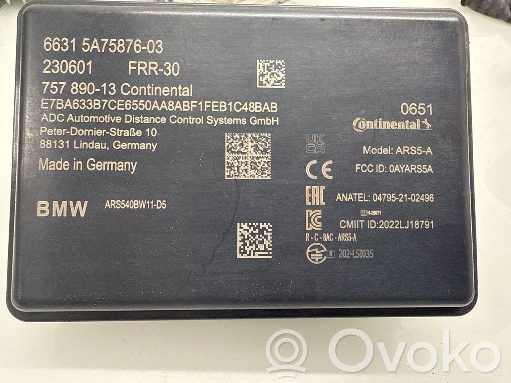 BMW X6M G06 F96 Distronic sensor radar 