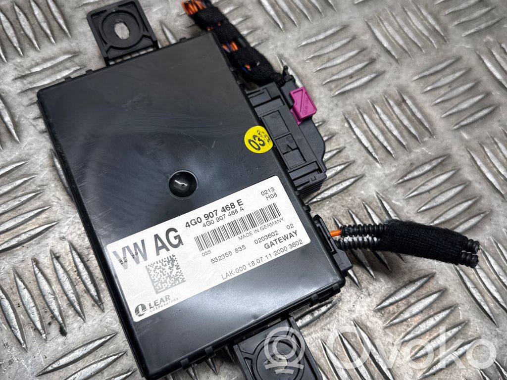 Audi A6 S6 C7 4G Gateway control module 