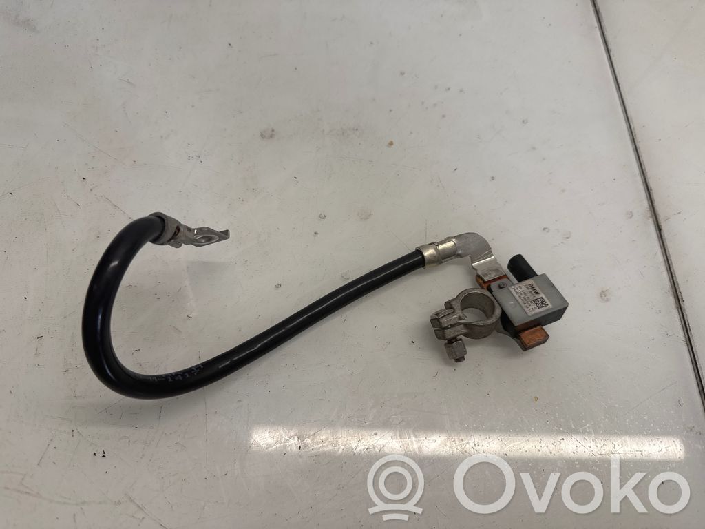 BMW 4 F32 F33 Minus / Klema / Przewód akumulatora 