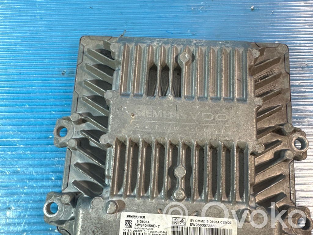 Citroen C4 I Engine control unit/module 