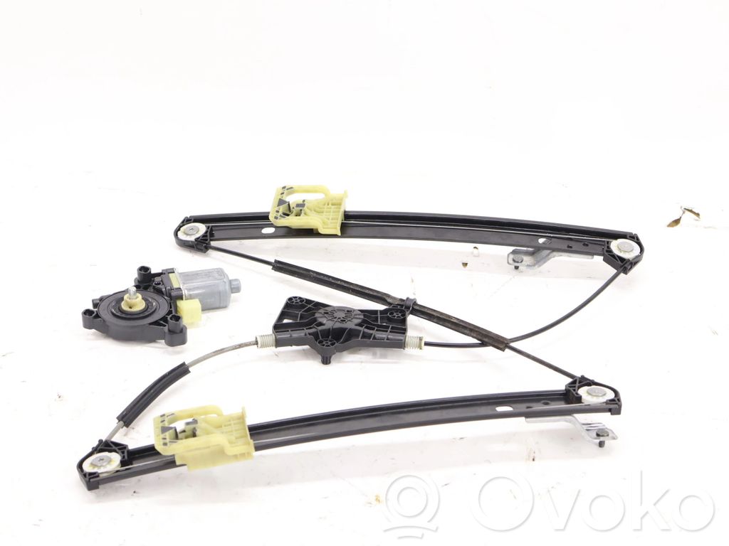 Front door window regulator with motor   81A837462