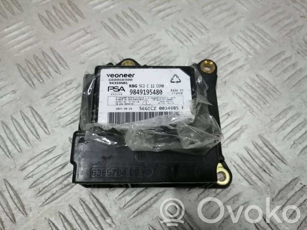 Citroen C4 III e-C4 Unitate/modul de comandă airbaguri 