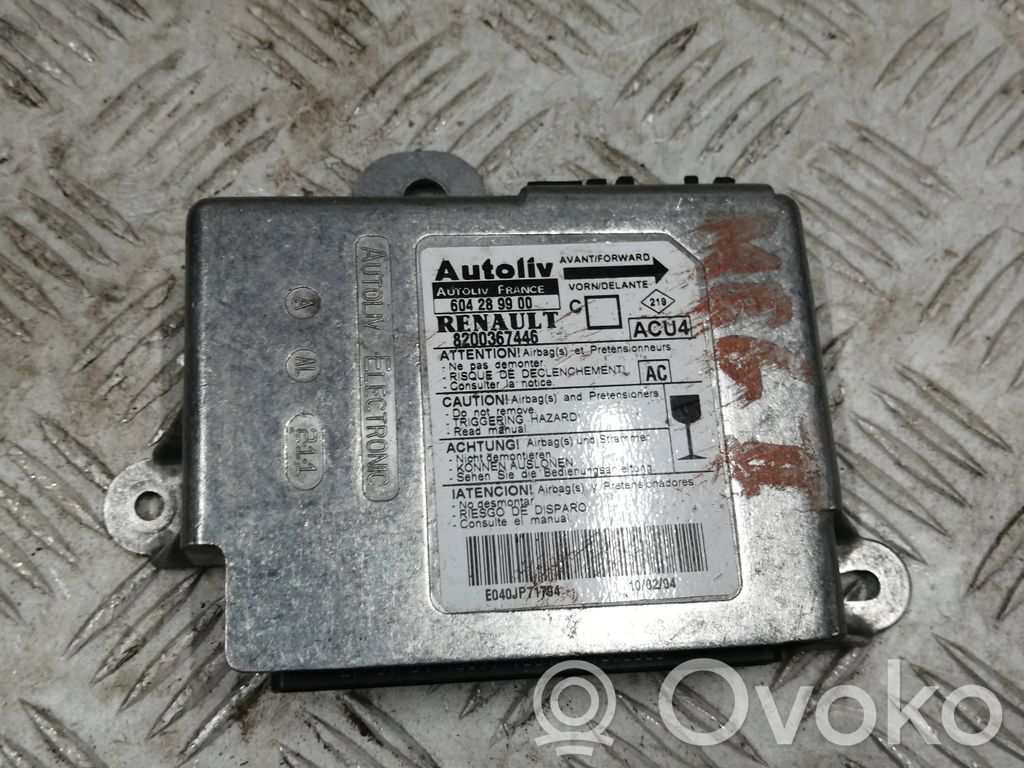 Renault Megane II Airbag control unit/module 