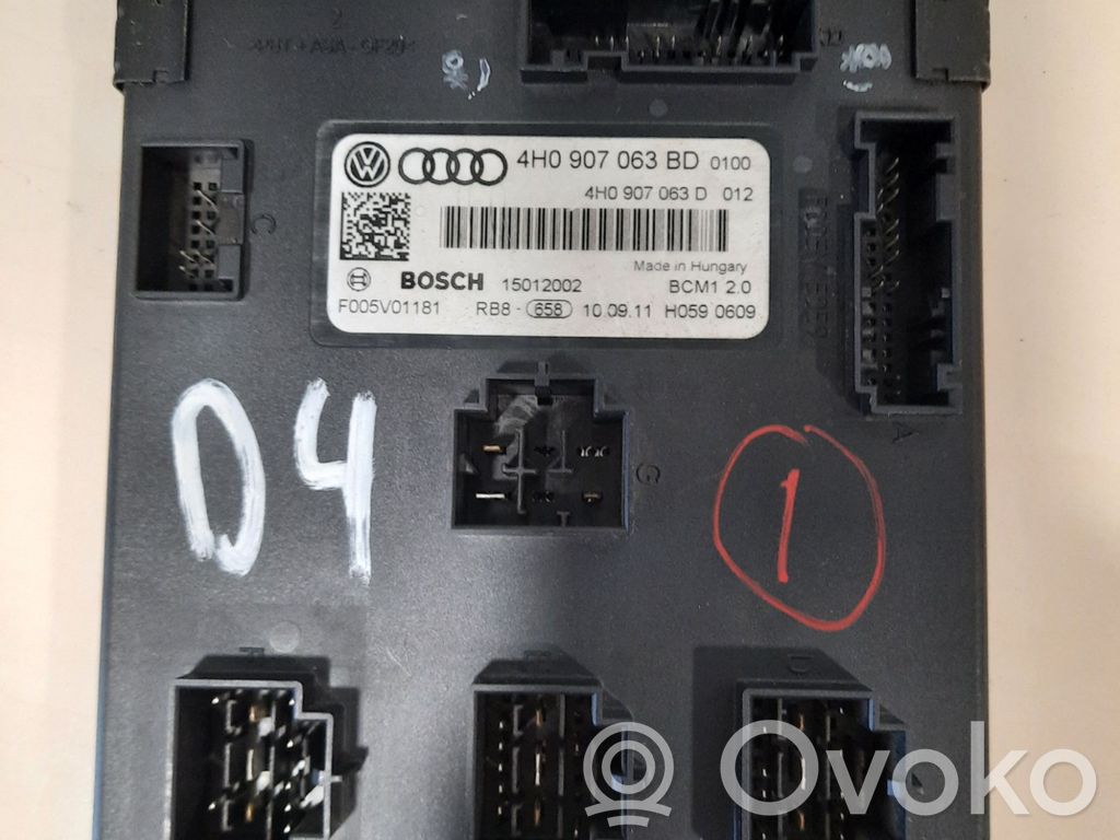 Audi A8 S8 D4 4H Comfort/convenience module 