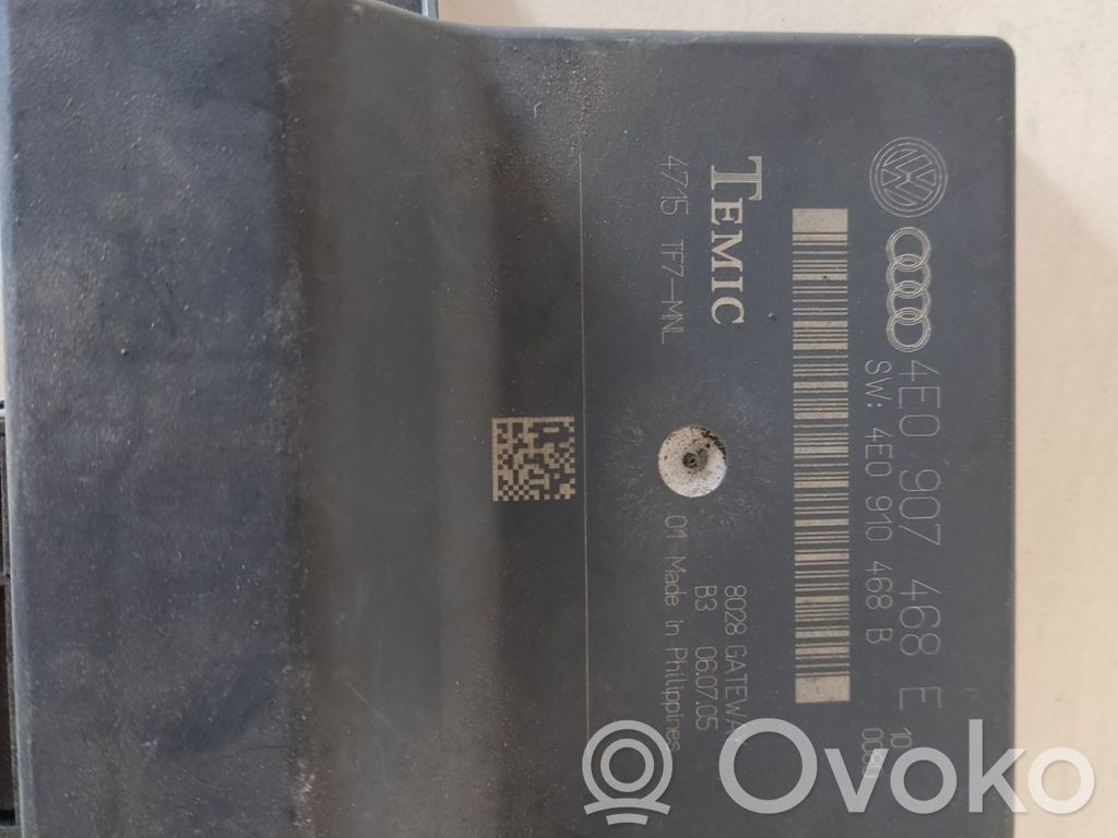 Audi A8 S8 D3 4E Gateway control module 