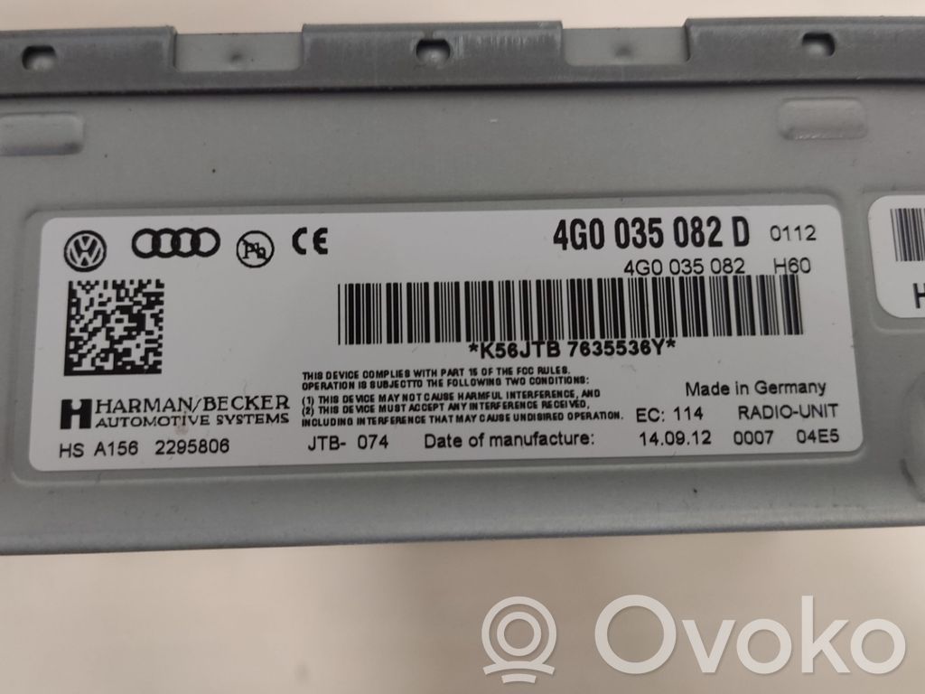 Audi A6 S6 C7 4G GPS navigation control unit/module 