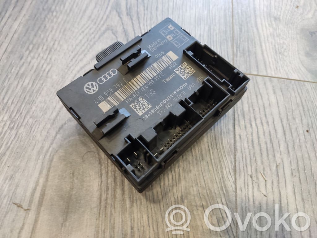 Audi A8 S8 D4 4H Door control unit/module 