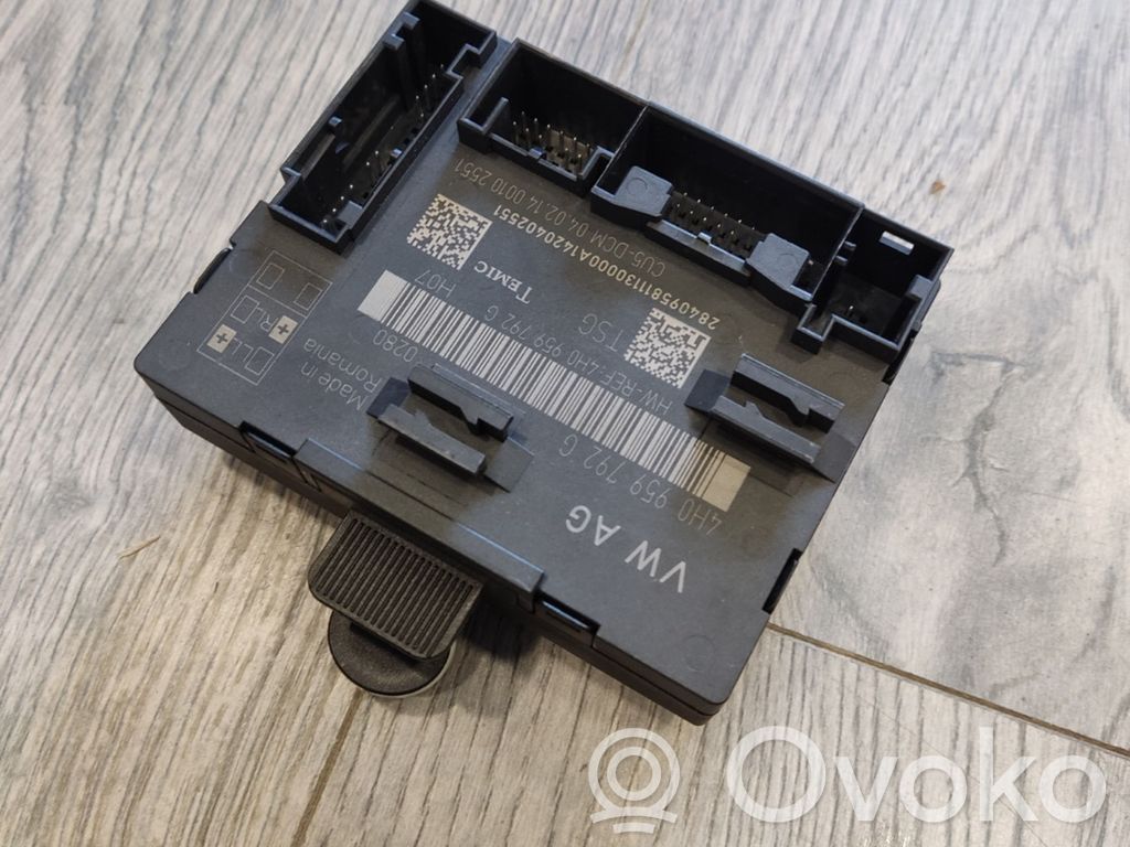Audi A8 S8 D4 4H Door control unit/module 
