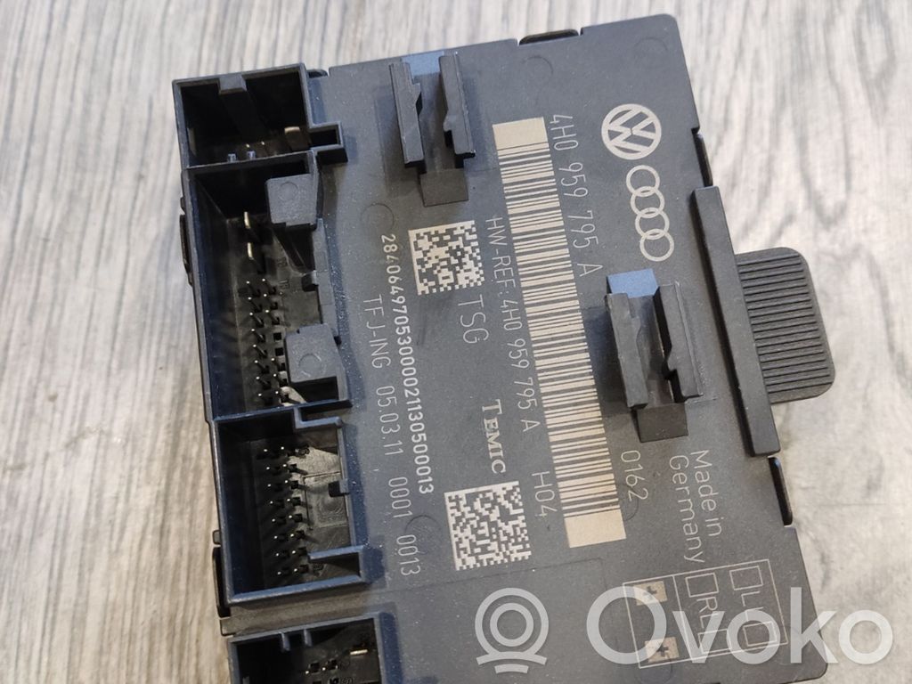 Audi A8 S8 D4 4H Door control unit/module 