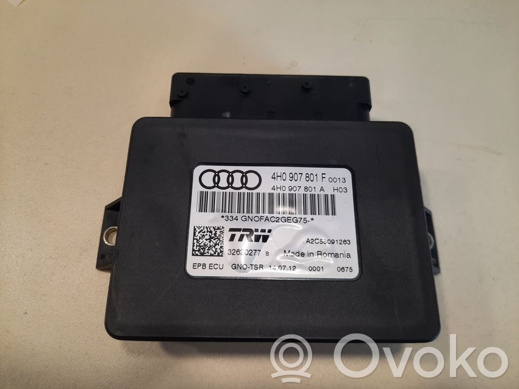 Audi A8 S8 D4 4H Hand brake control module 