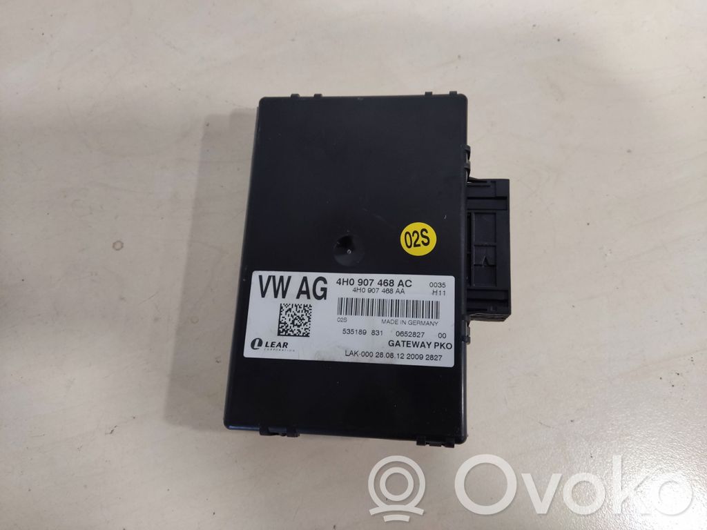 Audi A8 S8 D4 4H Gateway control module 