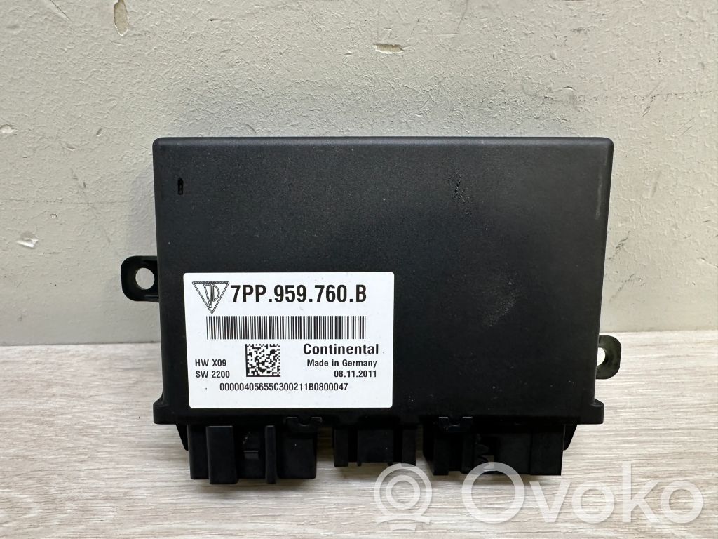 Module de commande de siège   7PP959760B