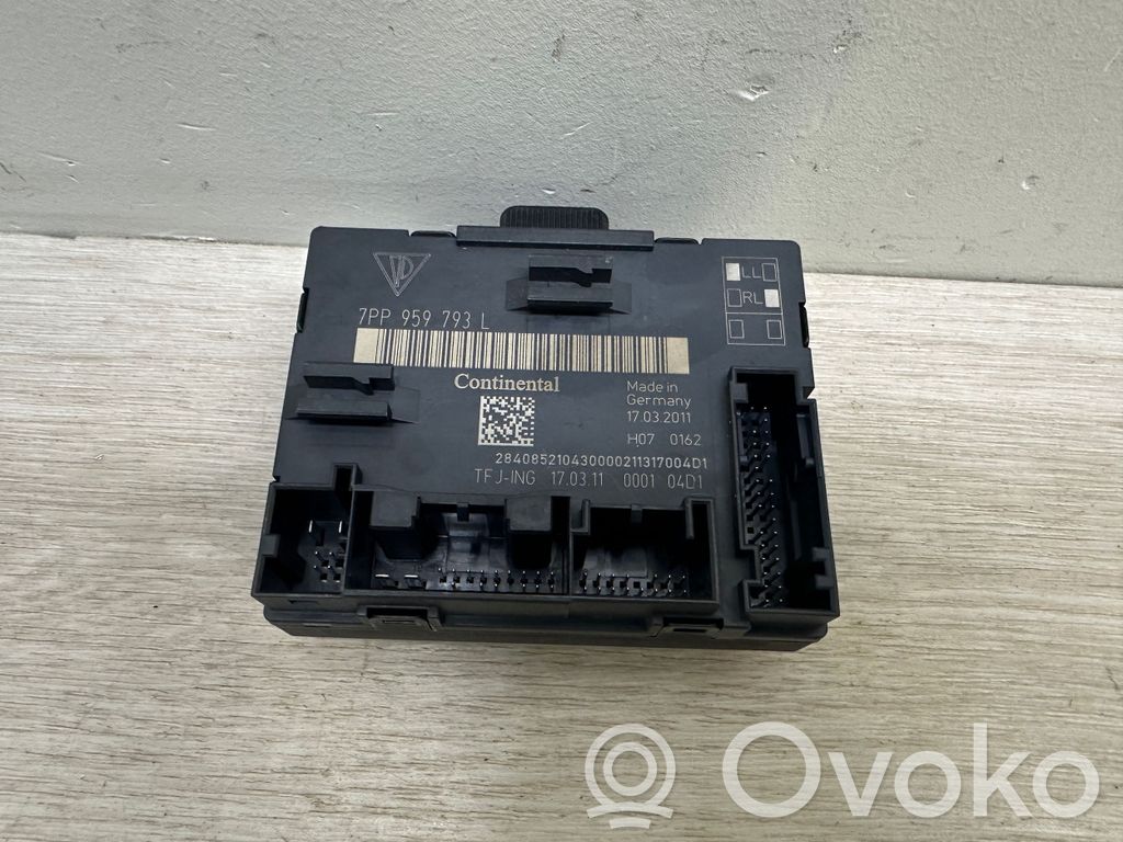 Porsche Cayenne (92A) Unité de commande module de porte 