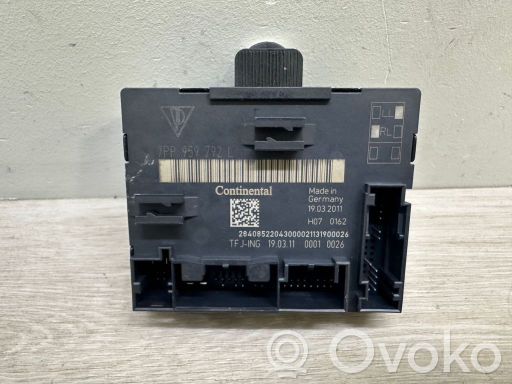 Porsche Cayenne (92A) Unité de commande module de porte 