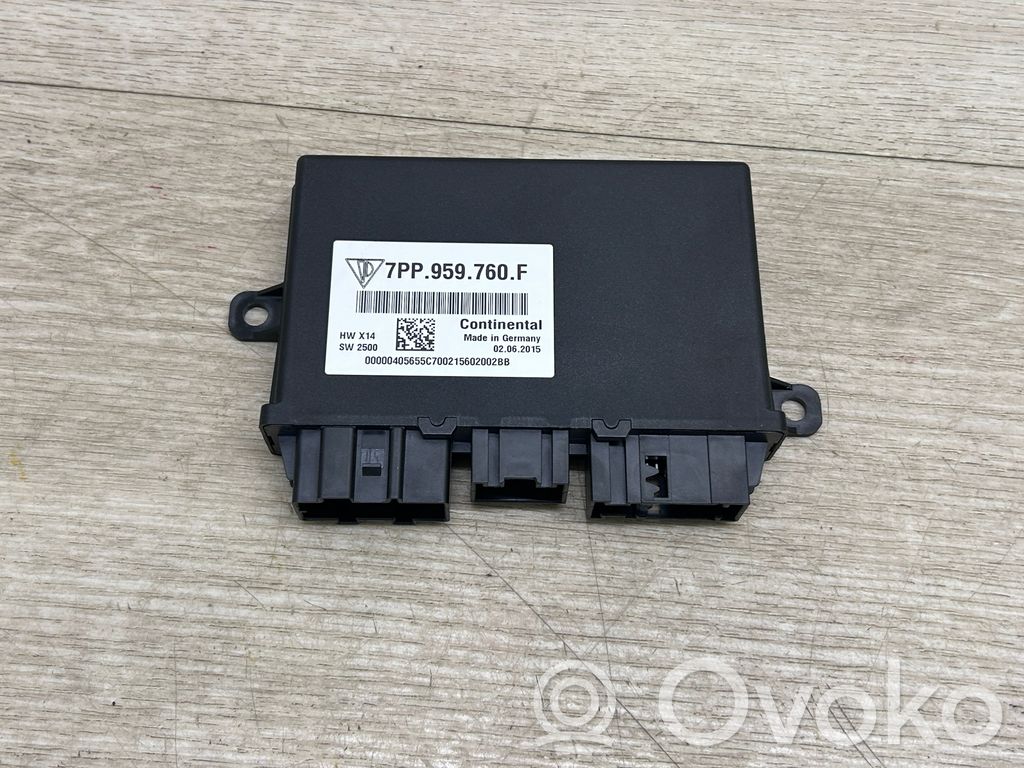 Porsche Cayenne (92A) Module de commande de siège 
