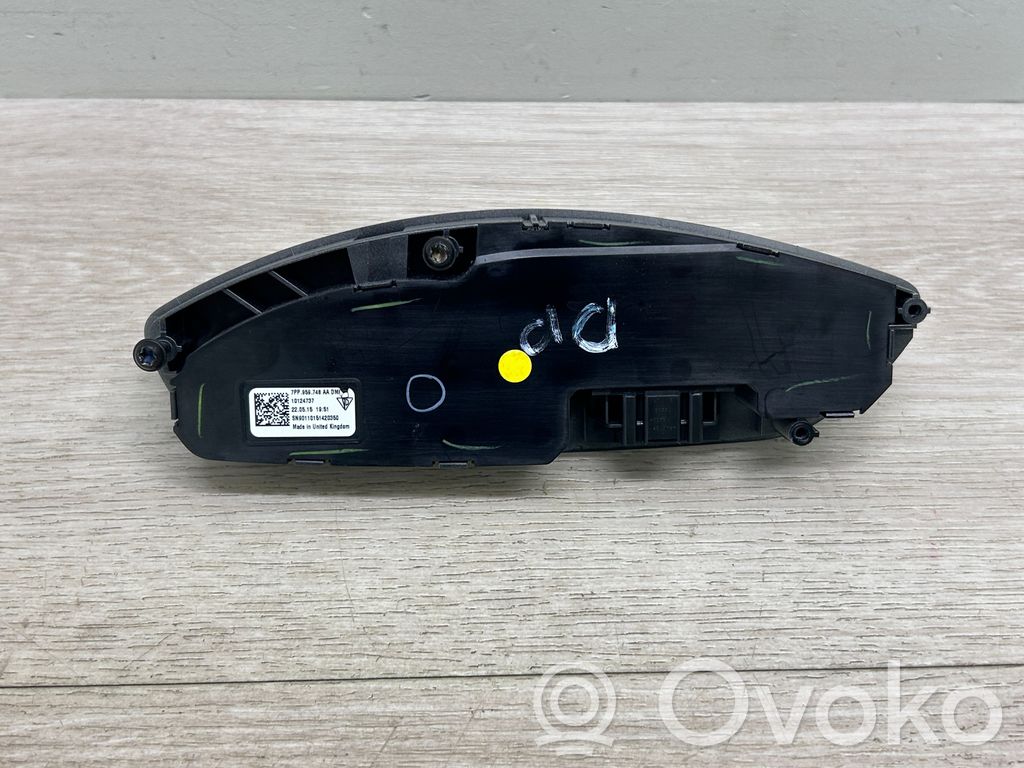 Porsche Cayenne (92A) Interruptor de control del asiento 