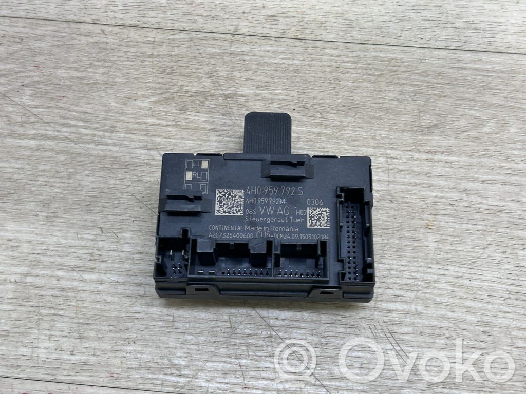 Door control unit/module   4H0959792S