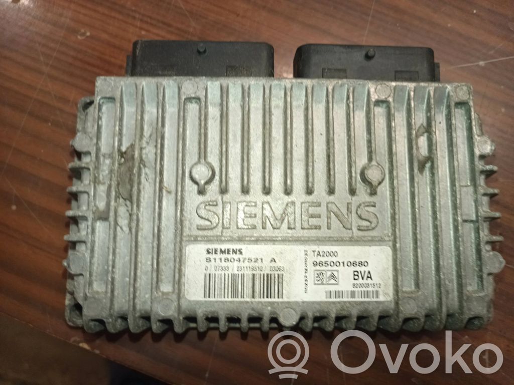 Citroen C3 Unidad de control/módulo de la caja de cambios 
