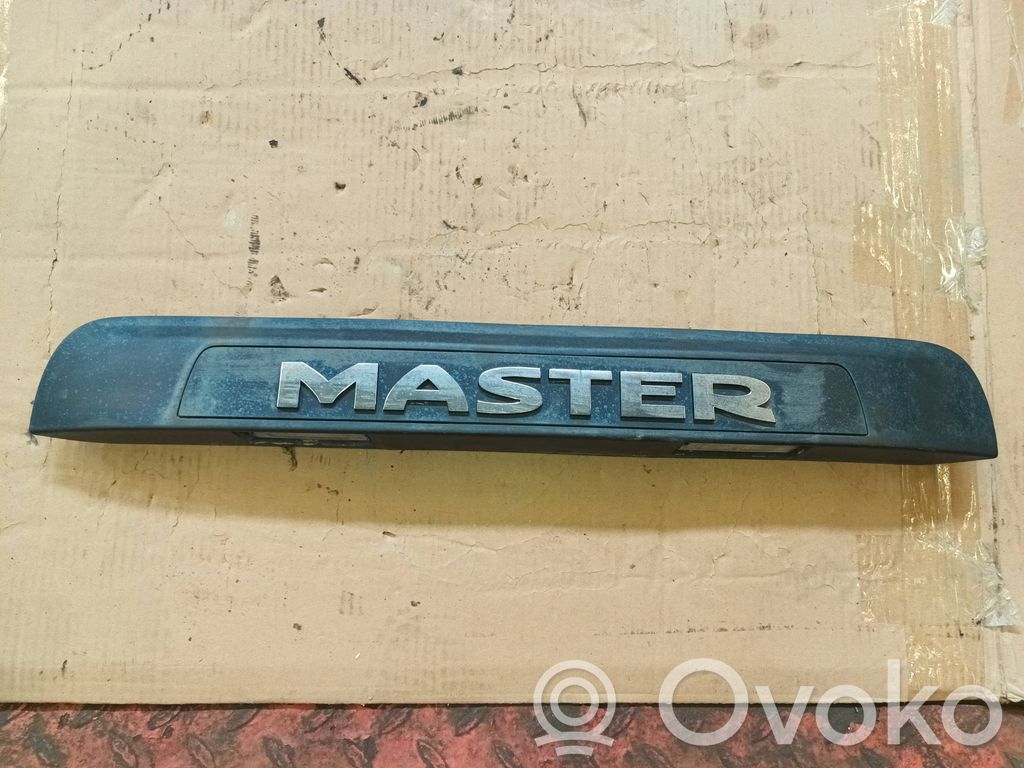 Renault Master III Éclairage de plaque d'immatriculation 