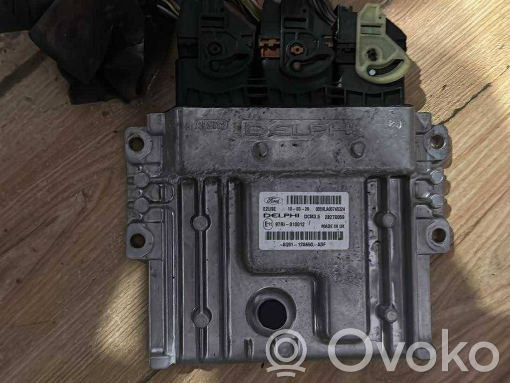Ford Mondeo MK IV Engine ECU kit and lock set 