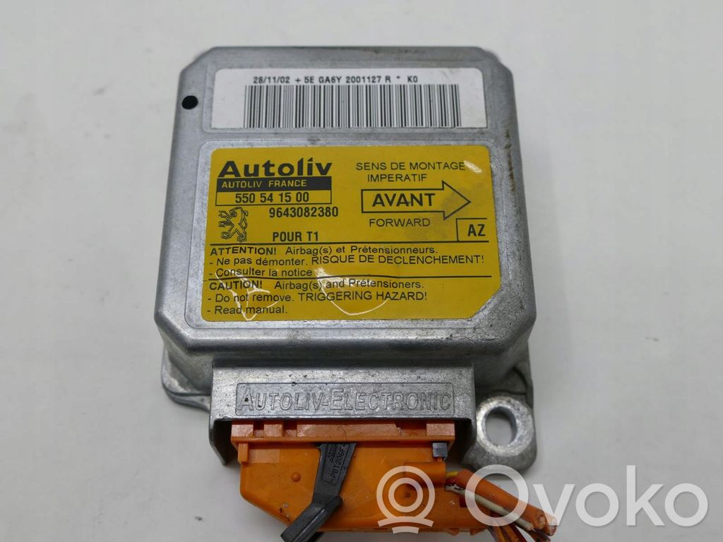 Peugeot 206 Airbag control unit/module 