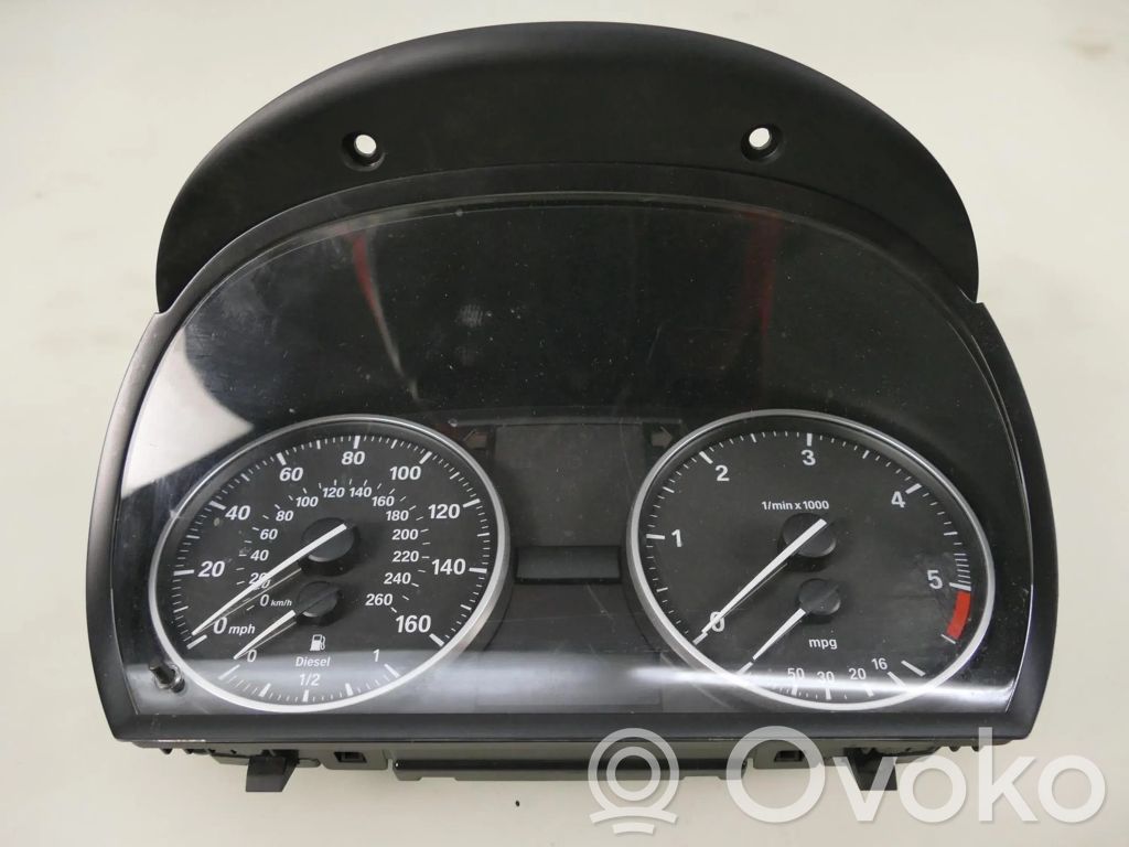BMW 3 E92 E93 Spidometrs (instrumentu panelī) 