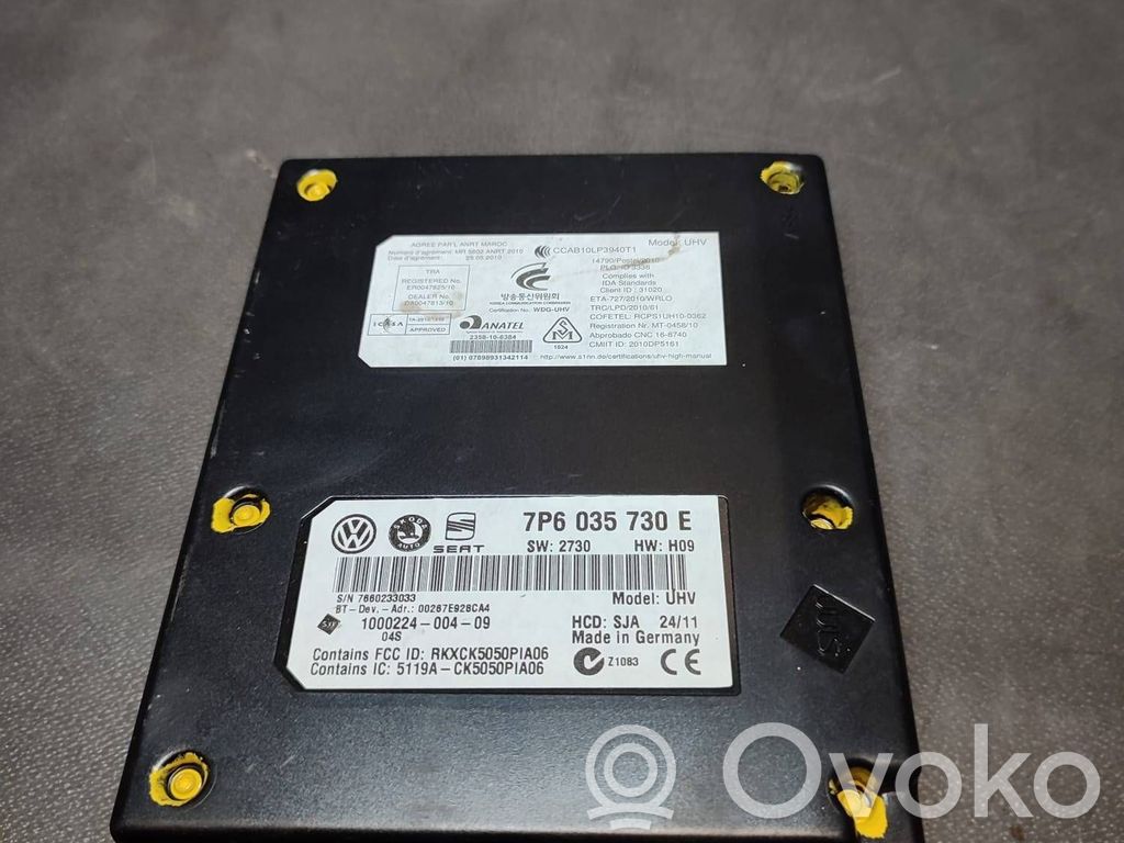 Volkswagen PASSAT B7 Bluetooth control unit module 