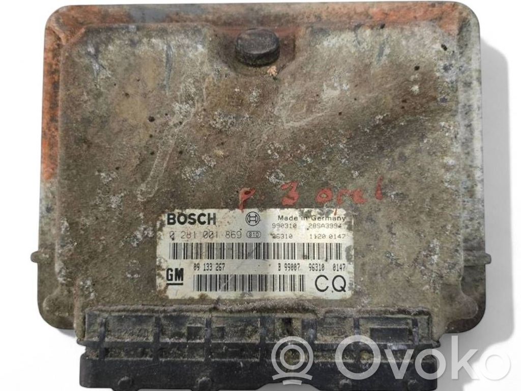 Opel Astra G Engine control unit/module 