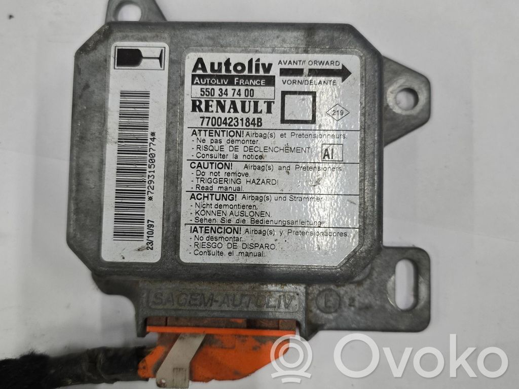 Renault Megane I Airbag control unit/module 