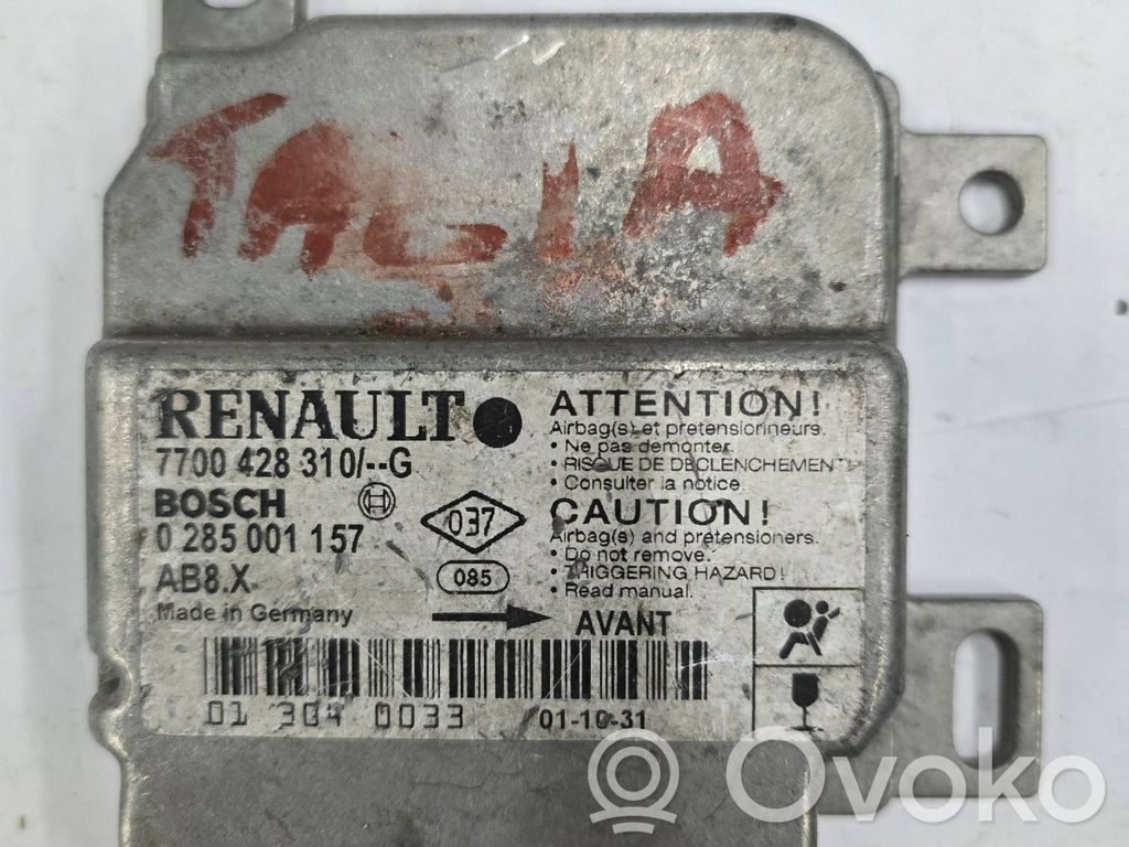 Renault Clio II Airbag control unit/module 