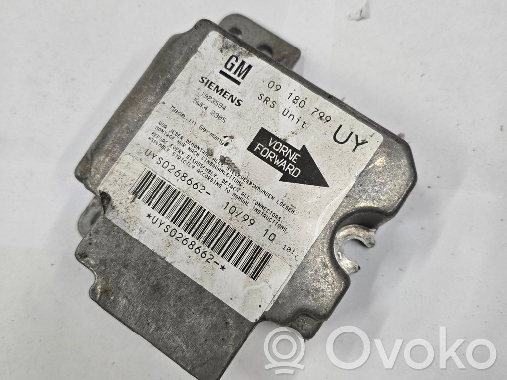 Opel Astra G Airbag control unit/module 