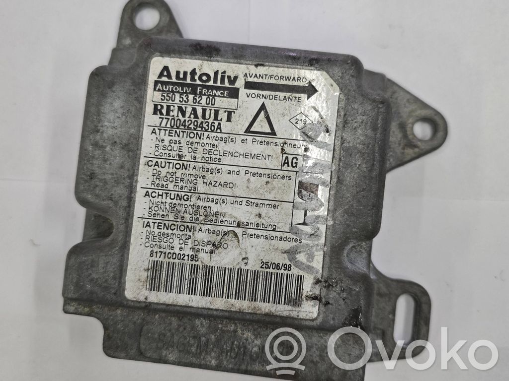 Renault Laguna I Sterownik / Moduł Airbag 