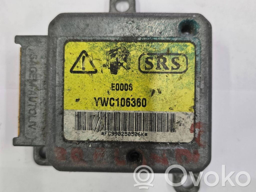 Land Rover Freelander Airbag control unit/module 