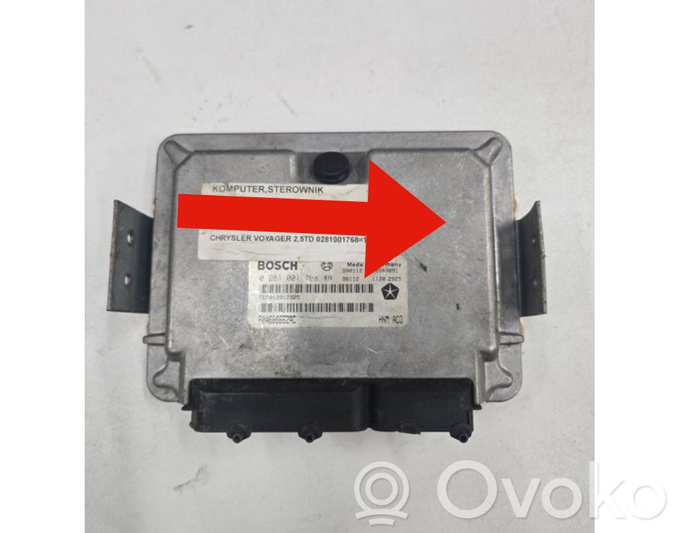 Chrysler Voyager Engine control unit/module 