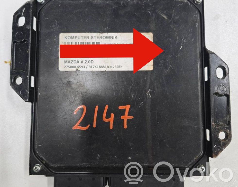 Mazda 6 Engine control unit/module 