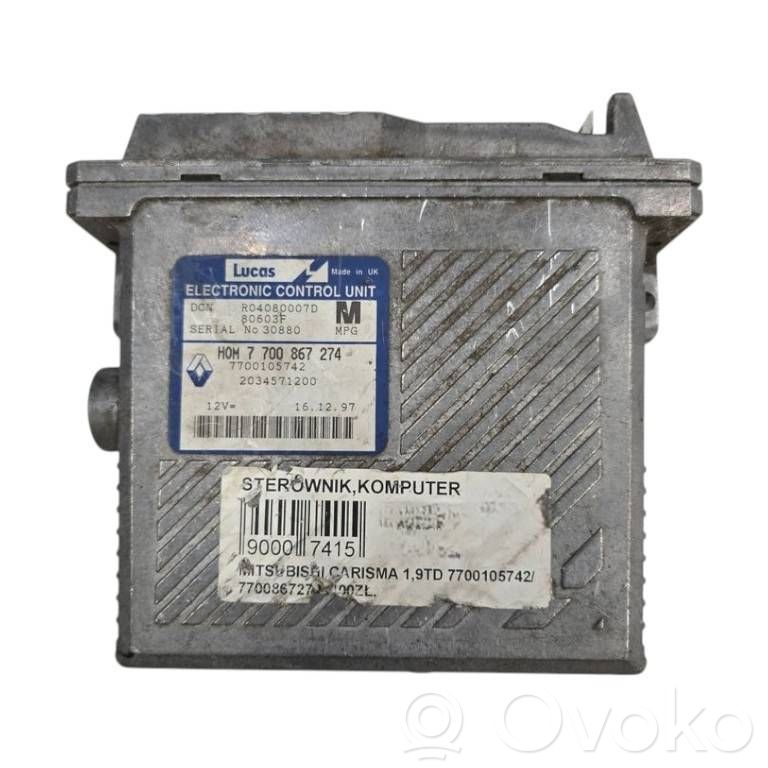 Engine control unit/module   7700105742,7700867274,R04080007D,2034571200