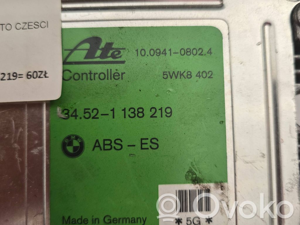 ABS-ohjainlaite/moduuli   34521138219,5WK8402,10094108024