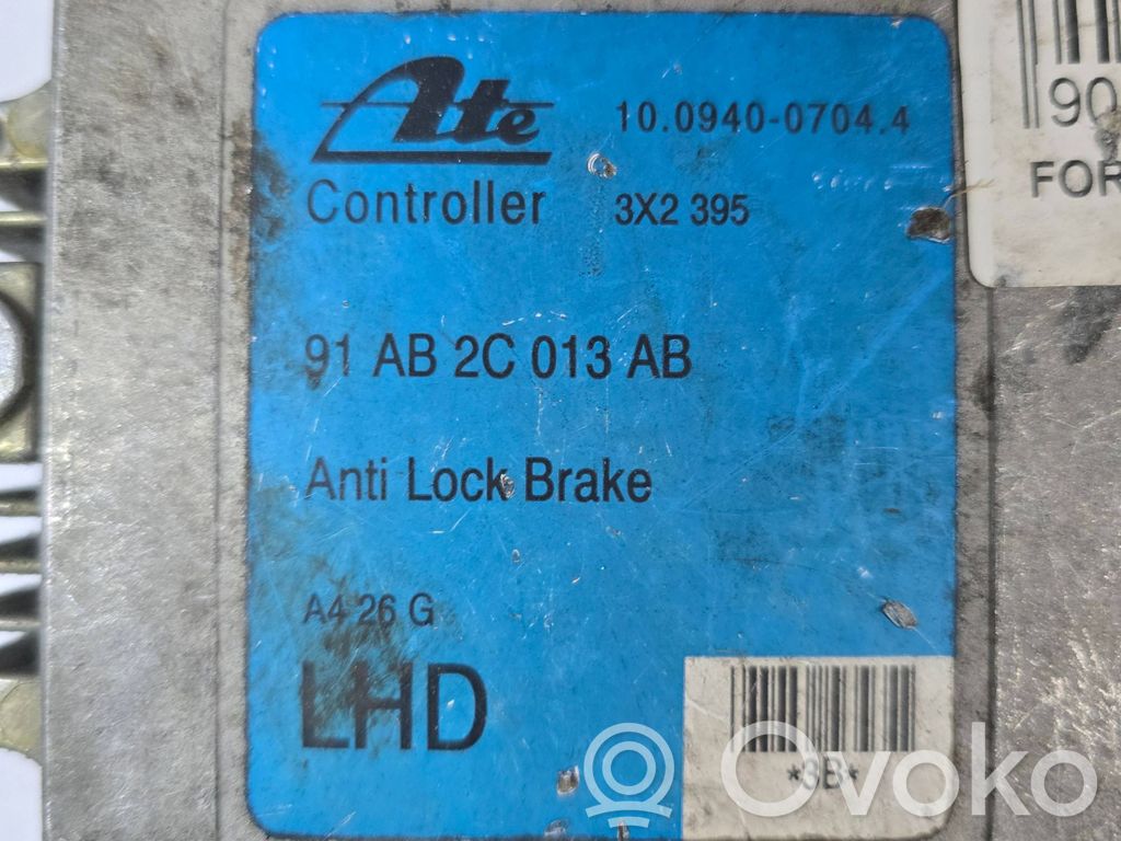 ABS Steuergerät   91AB2C013AB,3X2395,10094007044