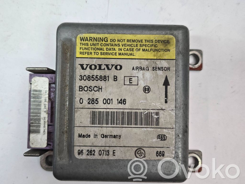 Volvo S40, V40 Airbag control unit/module 