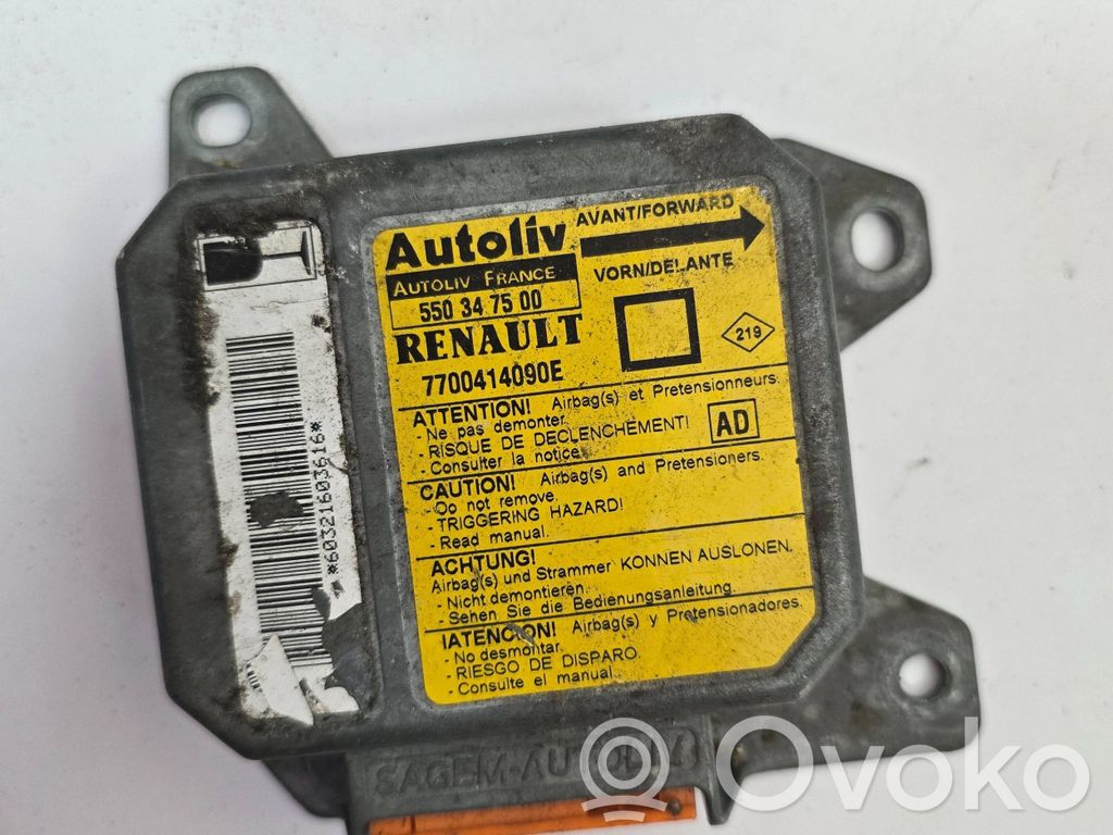 Renault Megane I Airbag control unit/module 