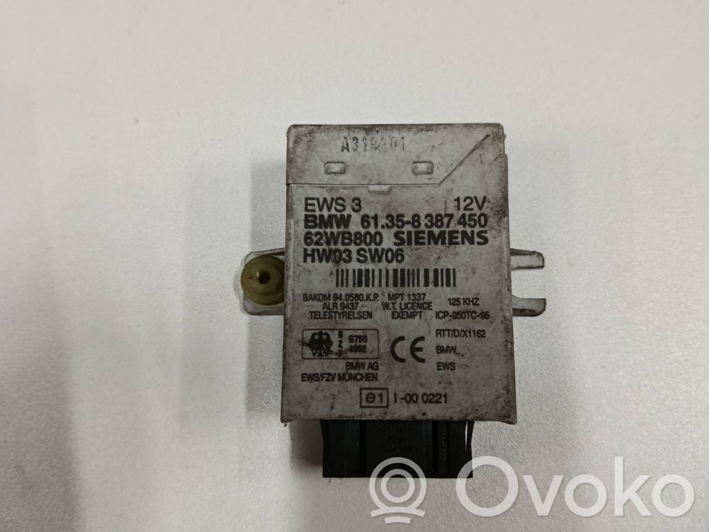 BMW 3 E46 Imobilaizera vadības bloks 