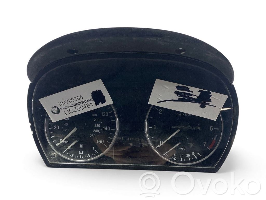 BMW 3 E90 E91 Nopeusmittari (mittaristo) 