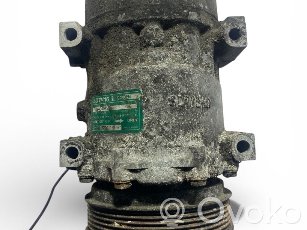 Air conditioning (A/C) compressor (pump)   7700875357,6104707860