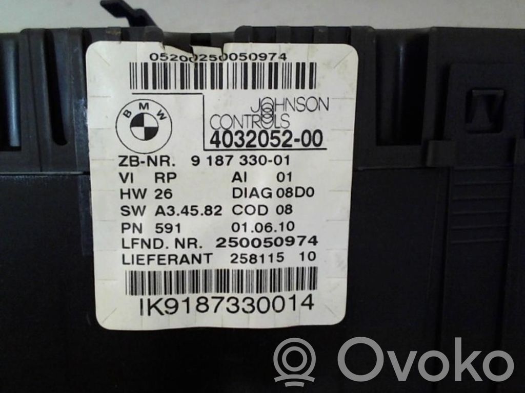 BMW 1 E82 E88 Speedometer (instrument cluster) 