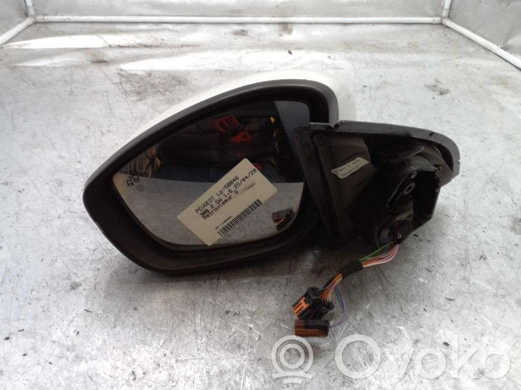 Peugeot 308 Manualne lusterko boczne drzwi przednich 