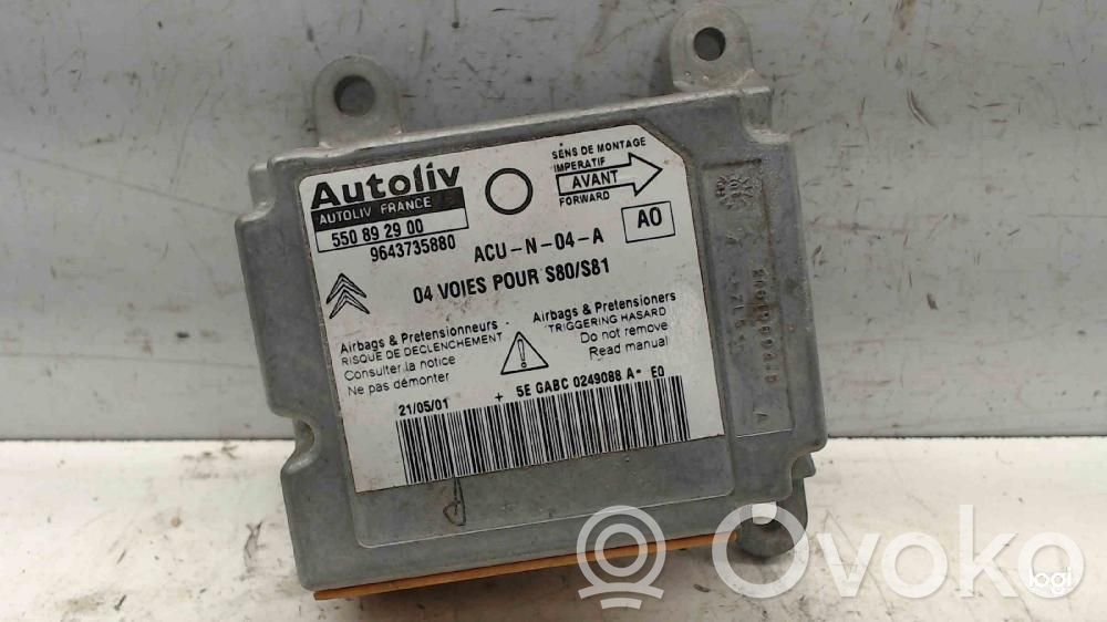 Citroen Saxo Airbag control unit/module 