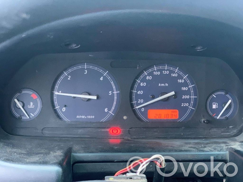 Rover Streetwise Spidometrs (instrumentu panelī) 
