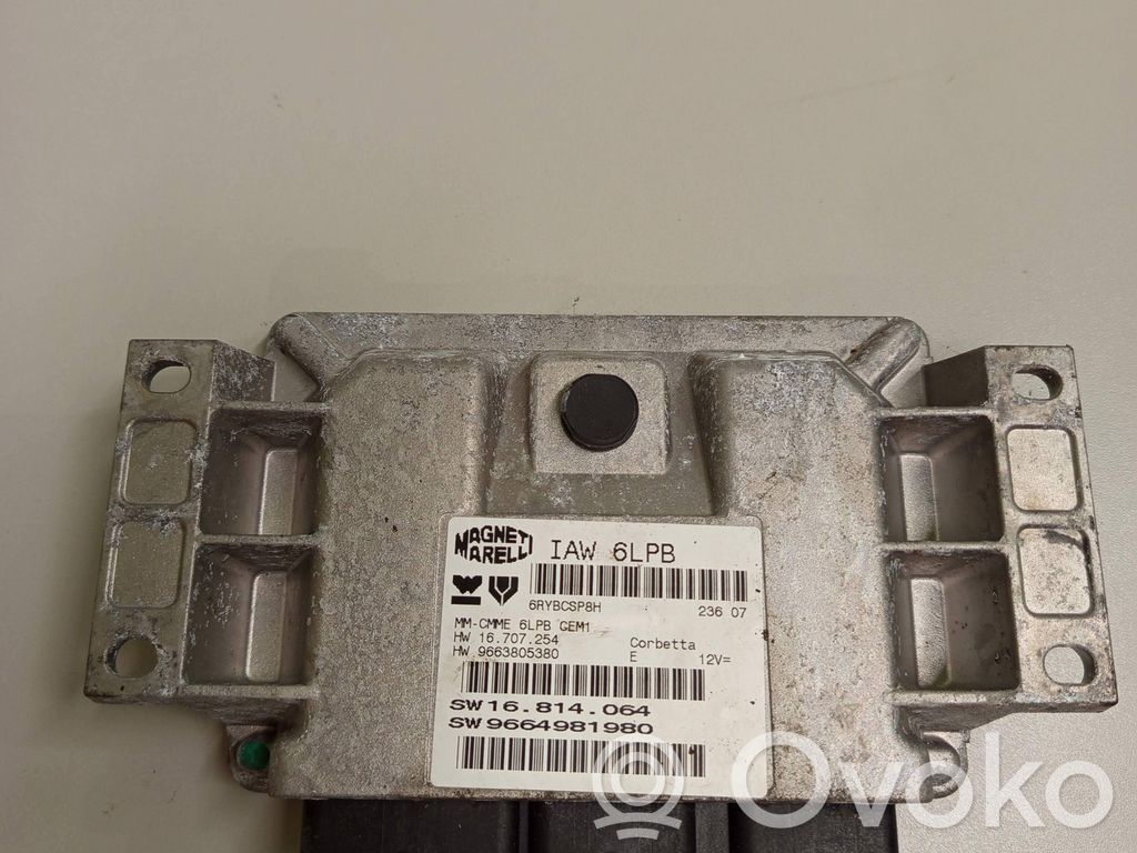 Engine control unit/module   9664981980