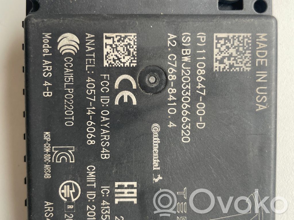 Tesla Model 3 Sensor de radar Distronic 